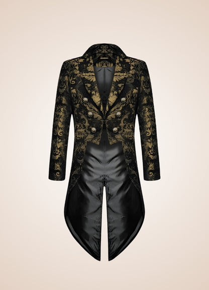 Steampunk Tailcoat For Men Gold / 2XL steampunk-tailcoat-for-men-gold