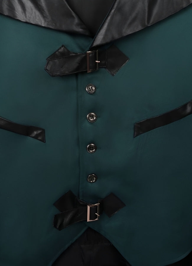 Steampunk Tailcoat Jacket Green / 2XL steampunk-tailcoat-jacket-green