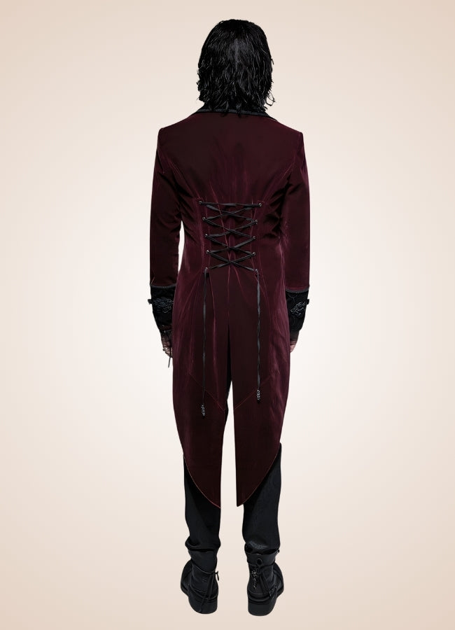 Steampunk Tailcoat Wine Red / 3XL steampunk-tailcoat-wine-red