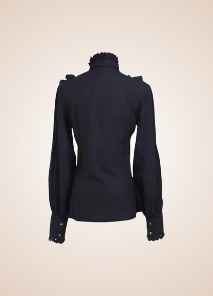 Steampunk Victoria Era Shirt Black / XL steampunk-victoria-era-shirt-black