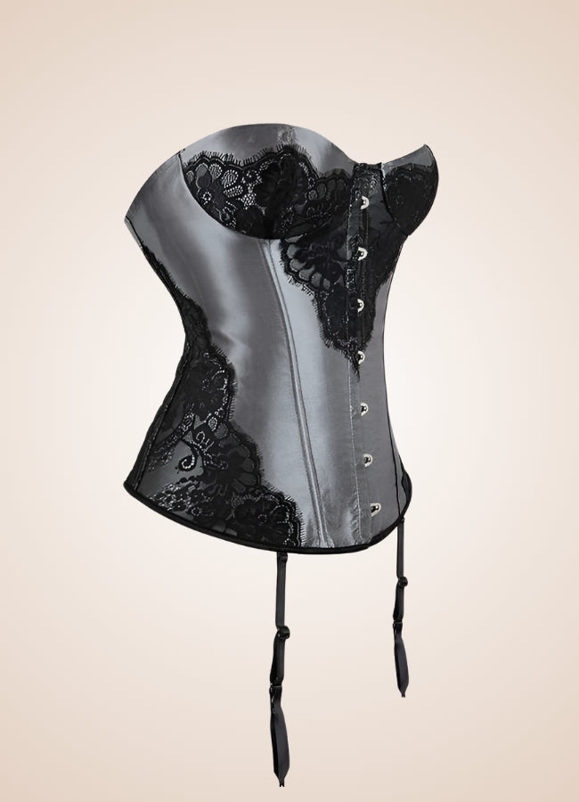 Steampunk Victorian Corset Black / XL steampunk-victorian-corset-black
