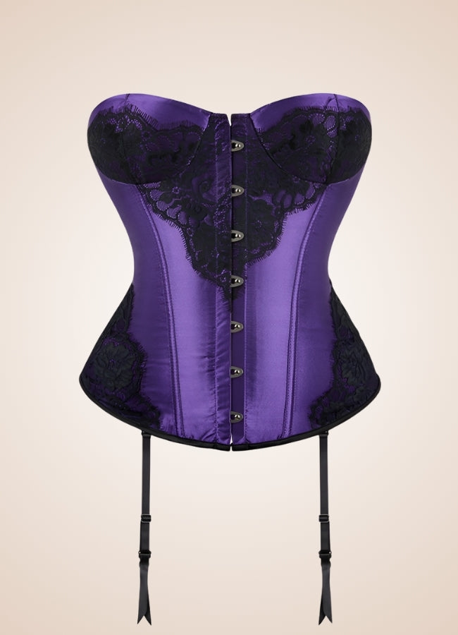Steampunk Victorian Corset Purple / XL steampunk-victorian-corset-purple