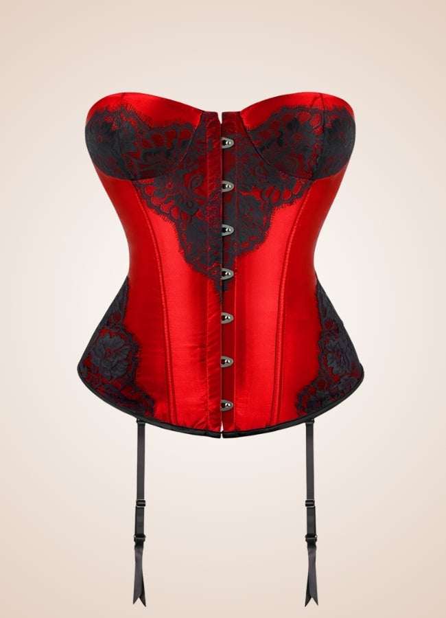 Steampunk Victorian Corset Red / XL steampunk-victorian-corset-red