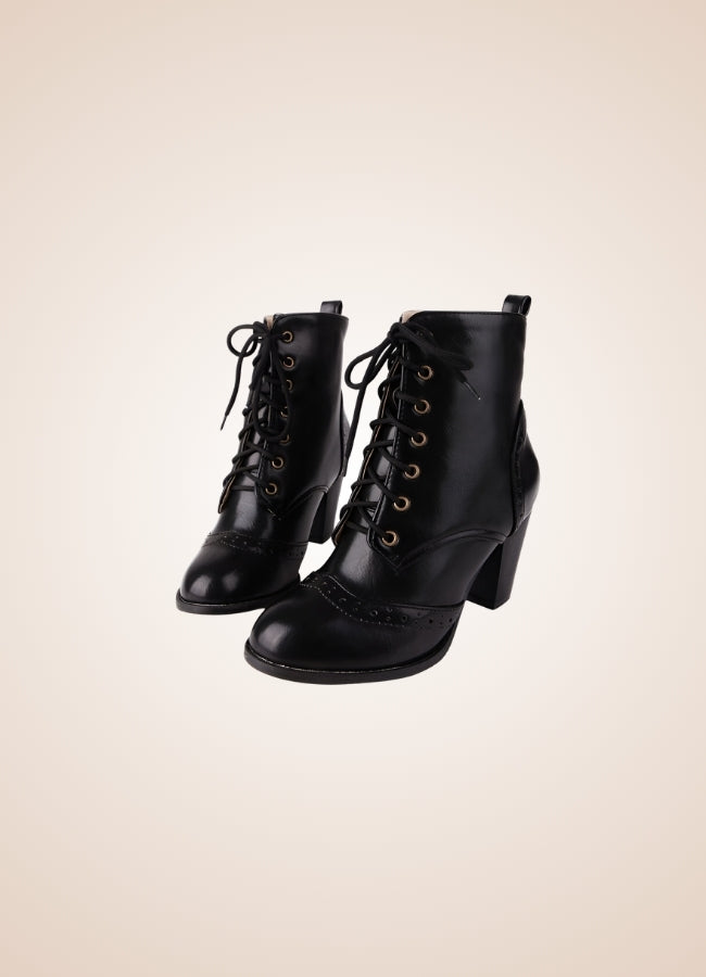 Steampunk Victorian Style Shoes Black / 12.5 steampunk-victorian-style-shoes-black