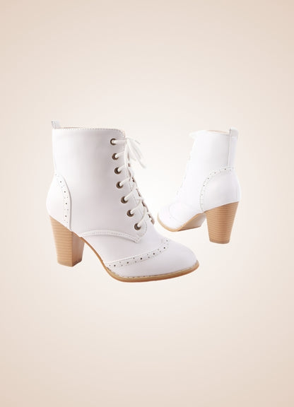 Steampunk Victorian Style Shoes White / 12.5 steampunk-victorian-style-shoes-white