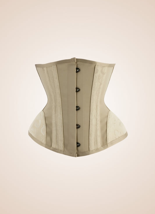 Steampunk Vintage Hourglass Corset Apricot / 2XL steampunk-vintage-hourglass-corset-apricot