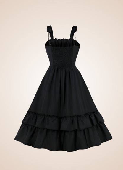 Steampunk Vintage Lolita Dress Black / XL steampunk-vintage-lolita-dress-black