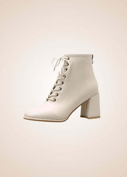 Victorian Ankle Boots White / 9.5 victorian-ankle-boots-white