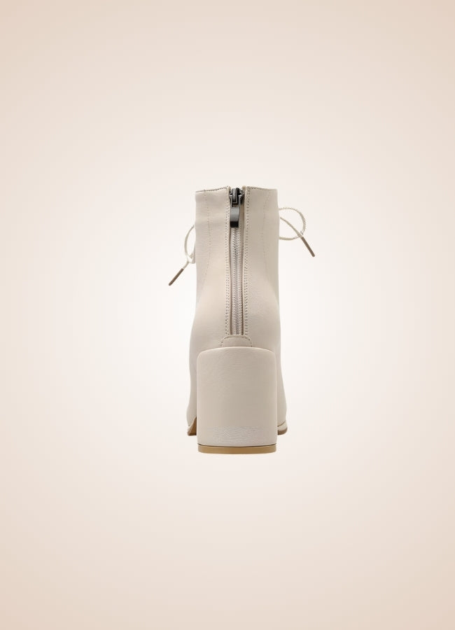 Victorian Ankle Boots White / 9.5 victorian-ankle-boots-white