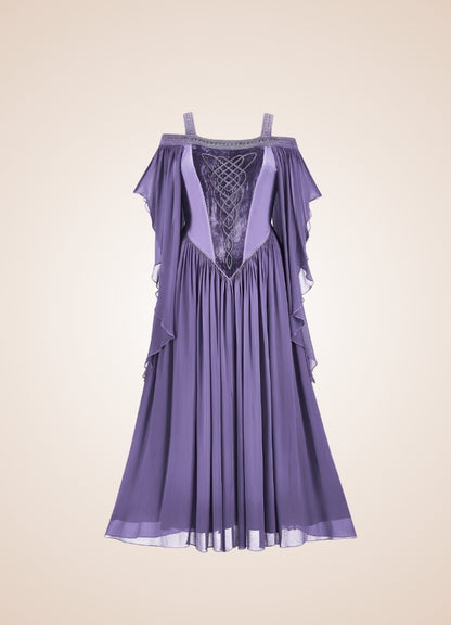 Victorian Era Steampunk Dress Purple / 2XL victorian-era-steampunk-dress-purple