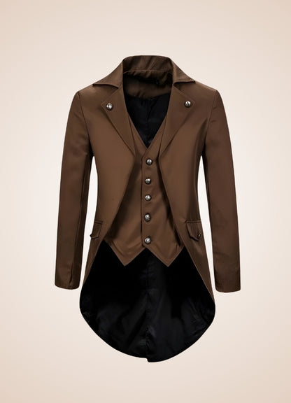 Victorian Steampunk Jacket Brown / XL victorian-steampunk-jacket-brown