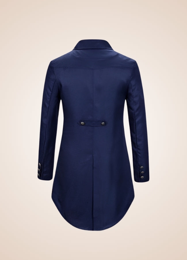 Victorian Steampunk Jacket Navy Blue / XL victorian-steampunk-jacket-navy-blue