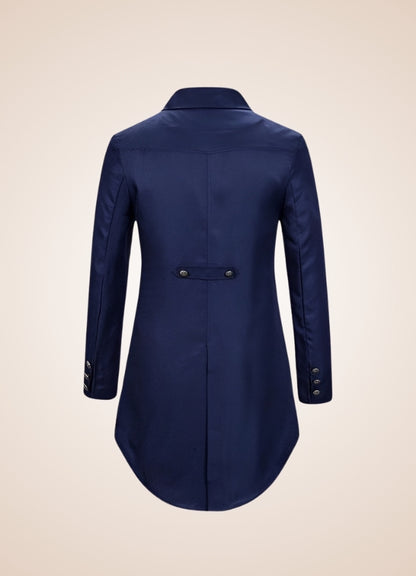 Victorian Steampunk Jacket Navy Blue / XL victorian-steampunk-jacket-navy-blue