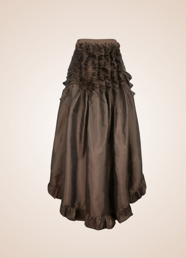 Victorian Steampunk Skirt Brown / 2XL victorian-steampunk-skirt-brown