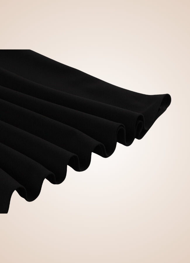 Vintage Gothic Simple Dress Black / XL vintage-gothic-simple-dress-black