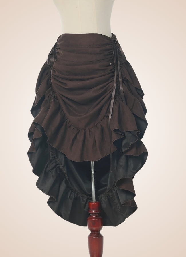 Vintage Pirate Steampunk Skirt Coffee / XL vintage-pirate-steampunk-skirt-coffee