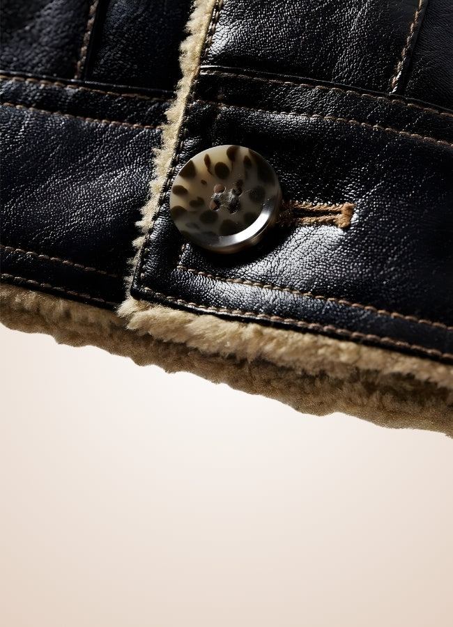 Vintage Steampunk Leather Jacket Black / 5XL vintage-steampunk-leather-jacket-black