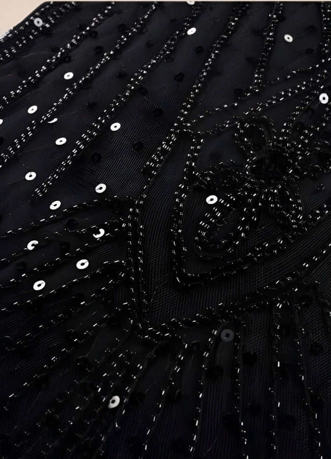 Women's Black Steampunk Long Dress Black Gold / XL womens-black-steampunk-long-dress-black-gold