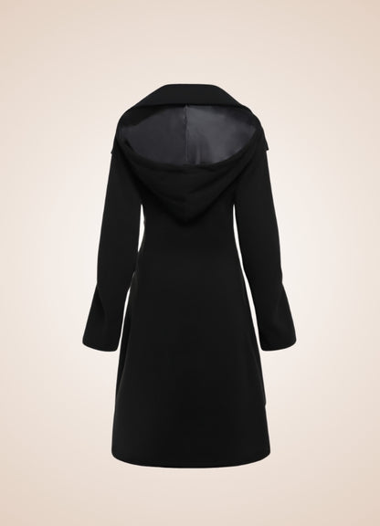 Women's Gothic Trench Coat Black / 3XL womens-gothic-trench-coat-black