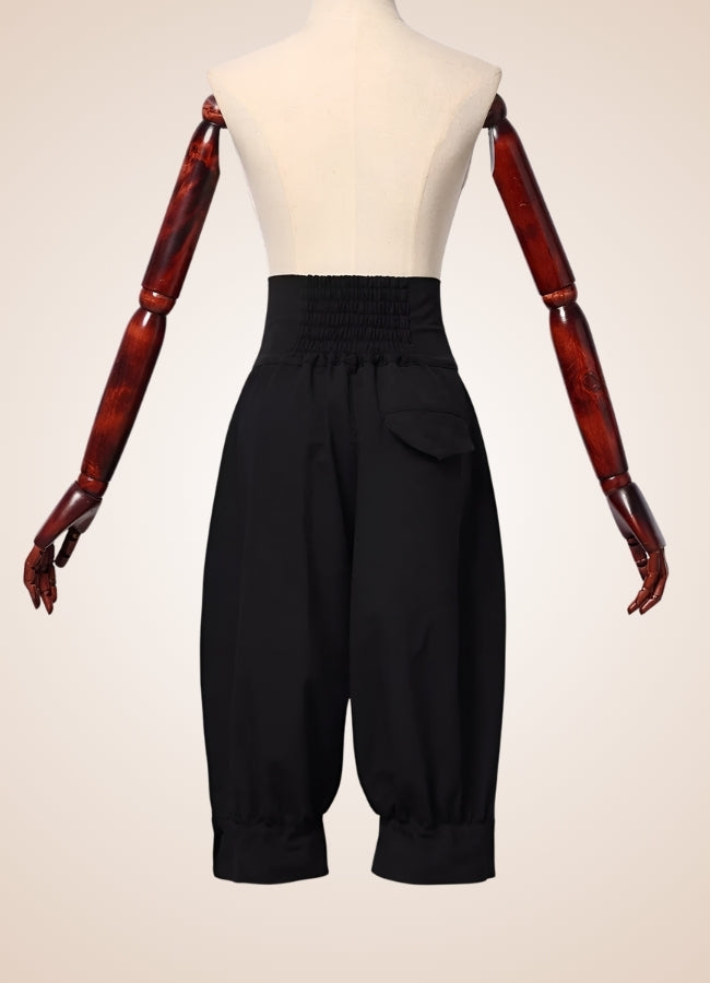 Women's Pirate Pants Black / L womens-pirate-pants-black