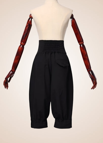 Women's Pirate Pants Black / L womens-pirate-pants-black