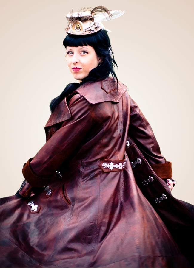 Women's Steampunk Gothic Coat Black / XL womens-steampunk-gothic-coat-black