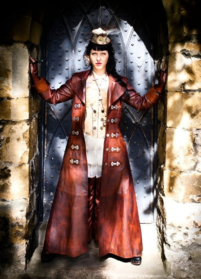 Women's Steampunk Gothic Coat Black / XL womens-steampunk-gothic-coat-black