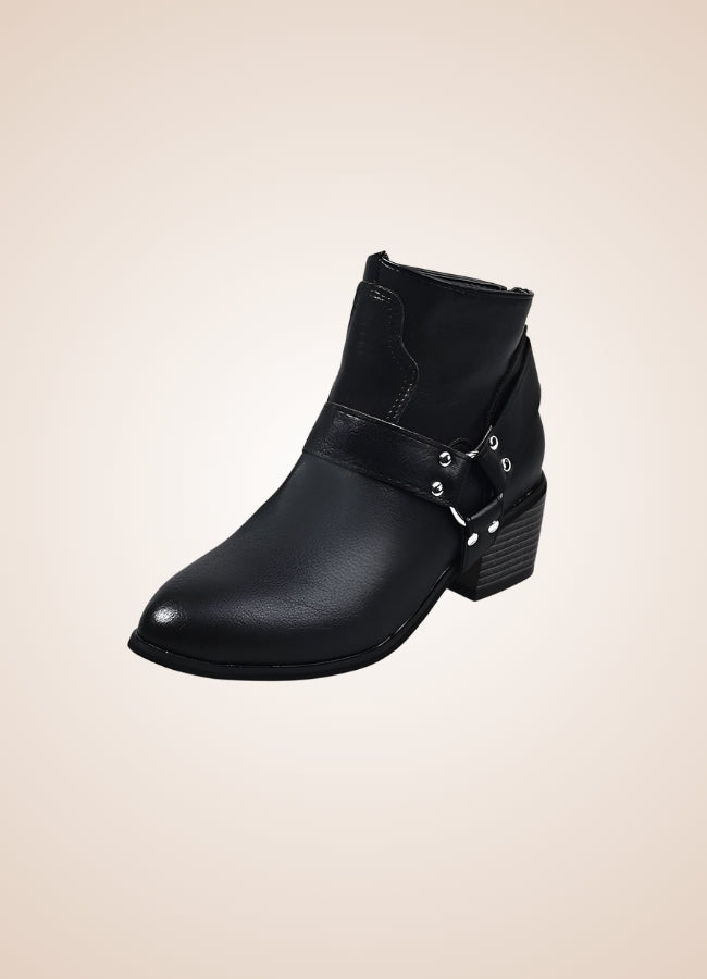 Women's Steampunk Straps Shoes Black / 12.5 womens-steampunk-straps-shoes-black