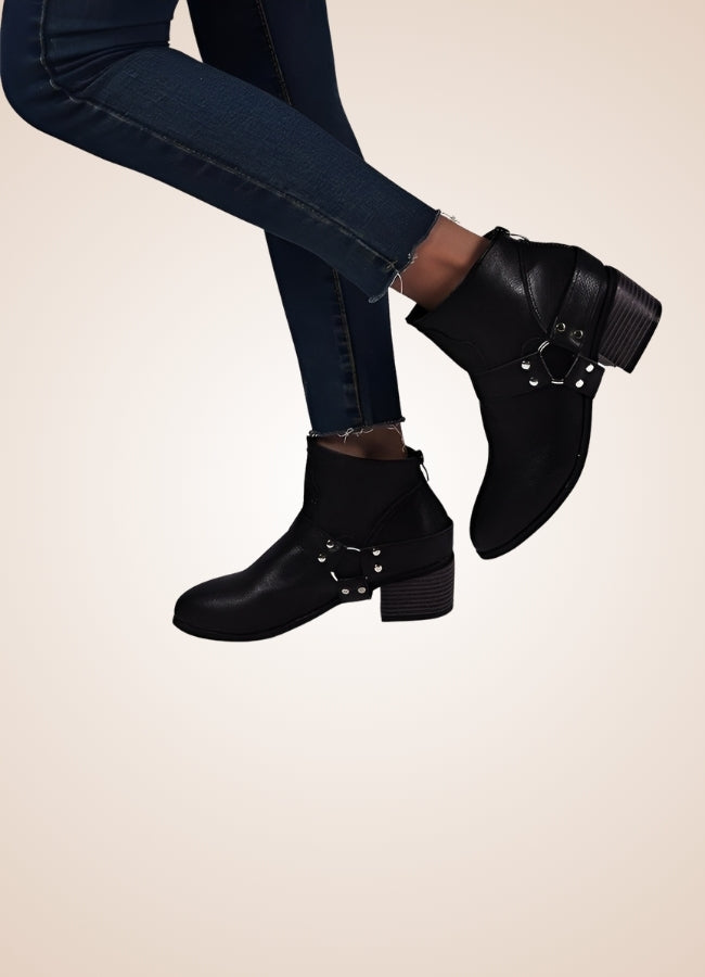 Women's Steampunk Straps Shoes Black / 12.5 womens-steampunk-straps-shoes-black