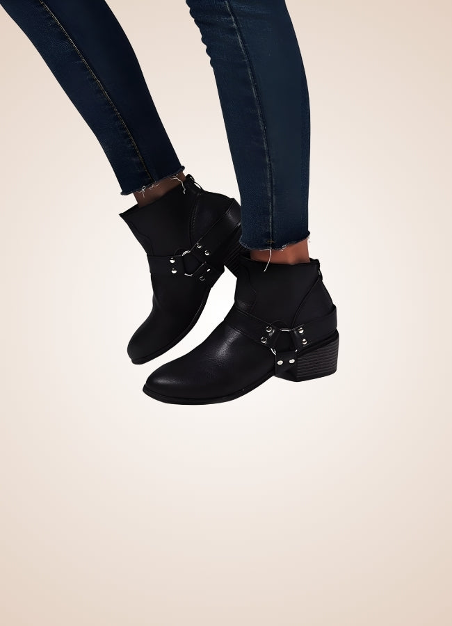 Women's Steampunk Straps Shoes Black / 12.5 womens-steampunk-straps-shoes-black