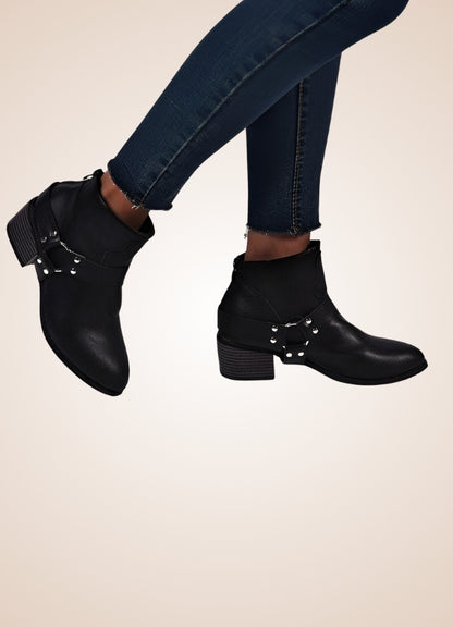 Women's Steampunk Straps Shoes Black / 12.5 womens-steampunk-straps-shoes-black