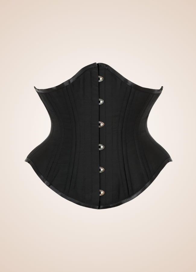 Women's Steel Bone Steampunk Bustier Black / 2XS womens-steel-bone-steampunk-bustier-black
