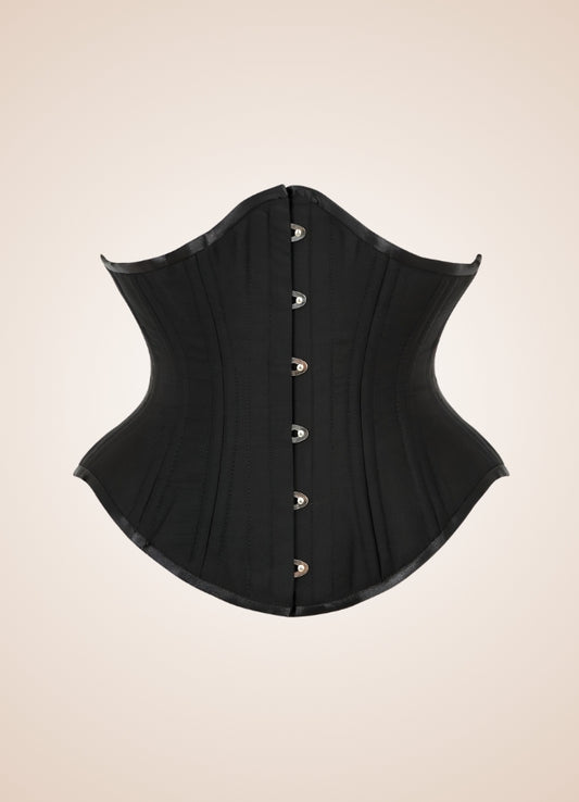 Women's Steel Bone Steampunk Bustier Black / 2XS womens-steel-bone-steampunk-bustier-black