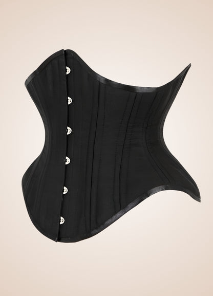 Women's Steel Bone Steampunk Bustier Black / 2XS womens-steel-bone-steampunk-bustier-black