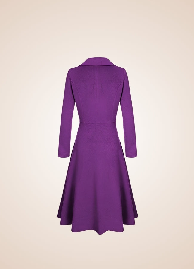 Women's Victorian Style Coat Purple / 2XL womens-victorian-style-coat-purple