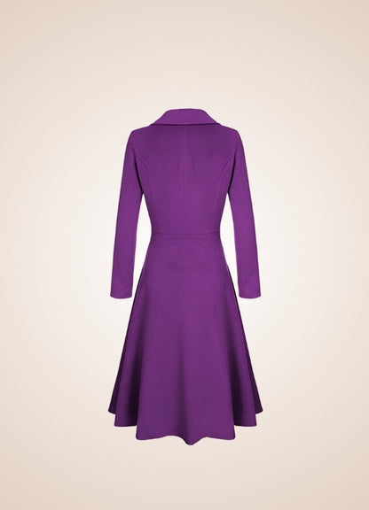 Women's Victorian Style Coat Purple / 2XL womens-victorian-style-coat-purple